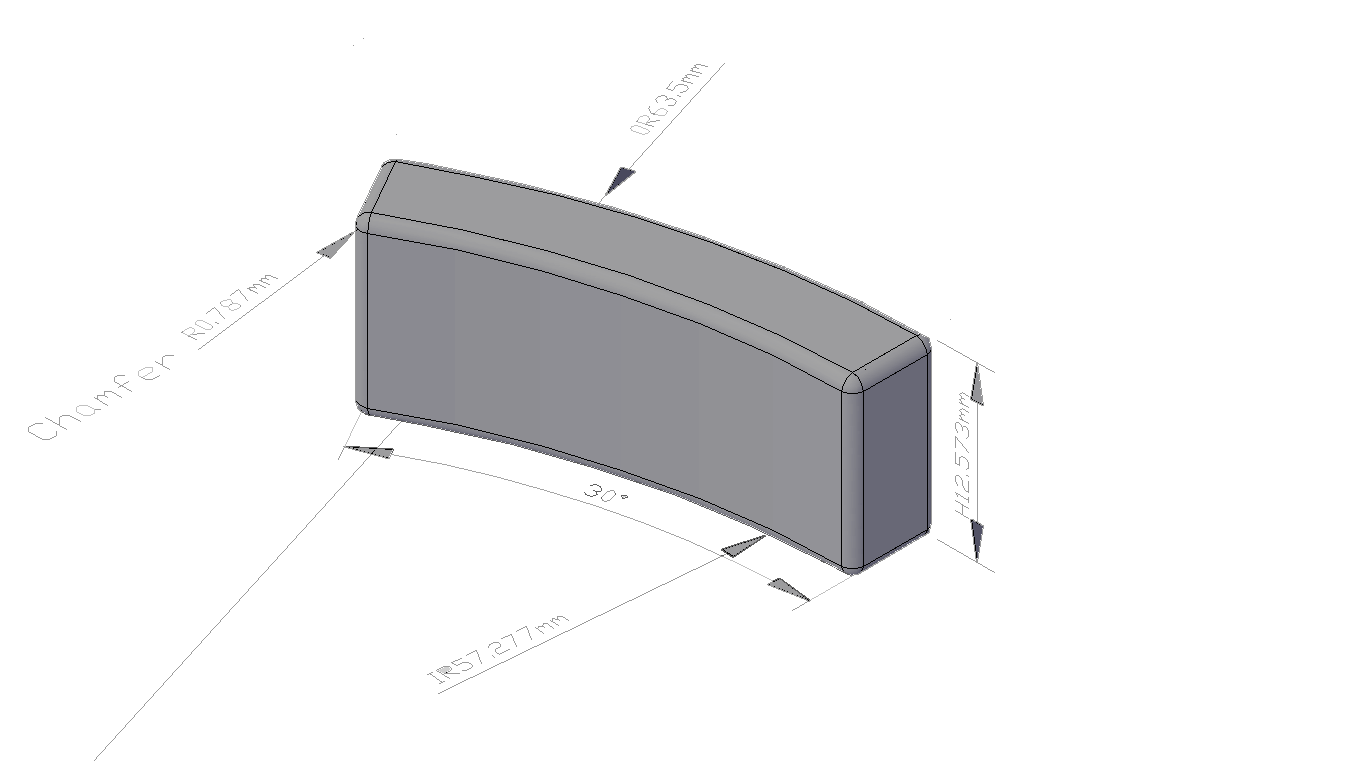 Arc Neodymium Magnet (1) Arc Neodymium Magnet (1)