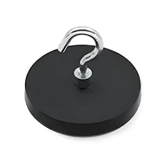 Magnetau wedi'u gorchuddio â rwber