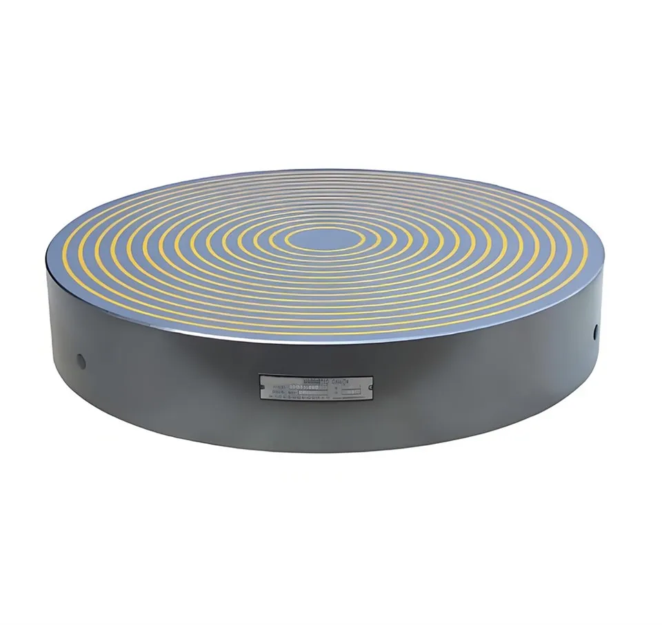 Chuck Electro Magnetig crwn Gyda Pholion consentrig